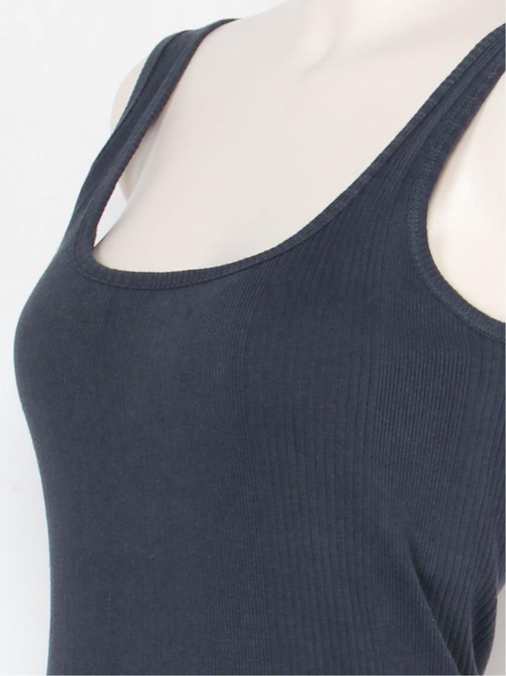 Organic Cotton ランダムリブバックオープン ブラタンク EMILY WEEK * IENA◆