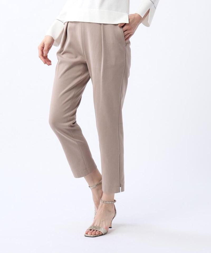 ◆裾スリットテーパードパンツ