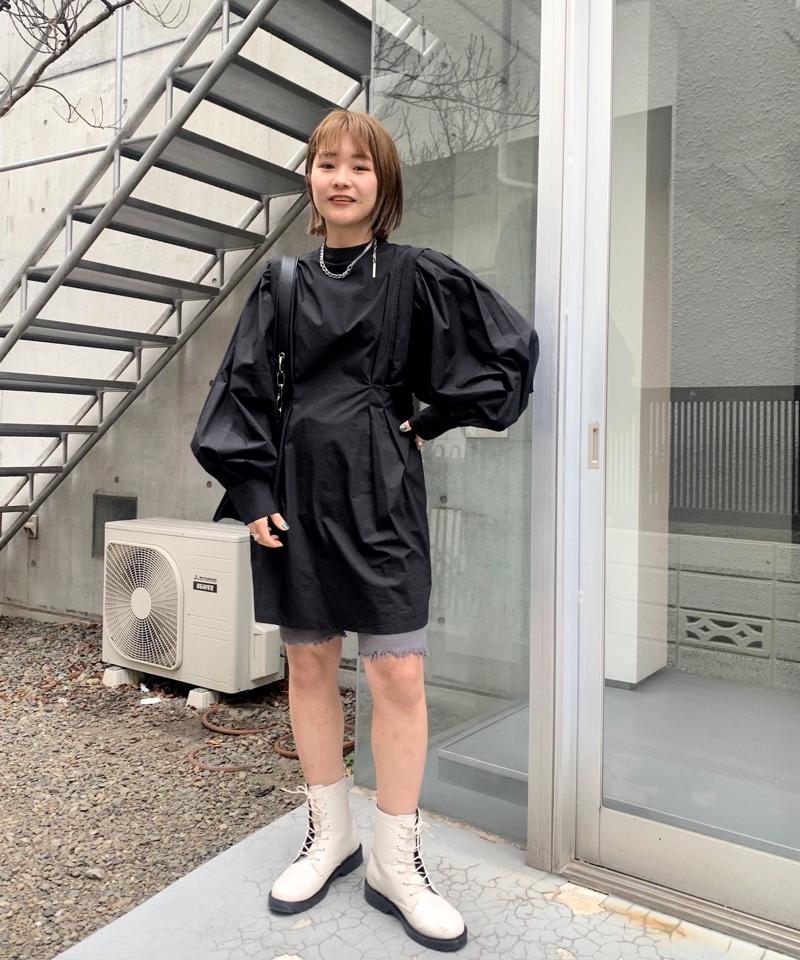 アソートペザントスリーブミニワンピ