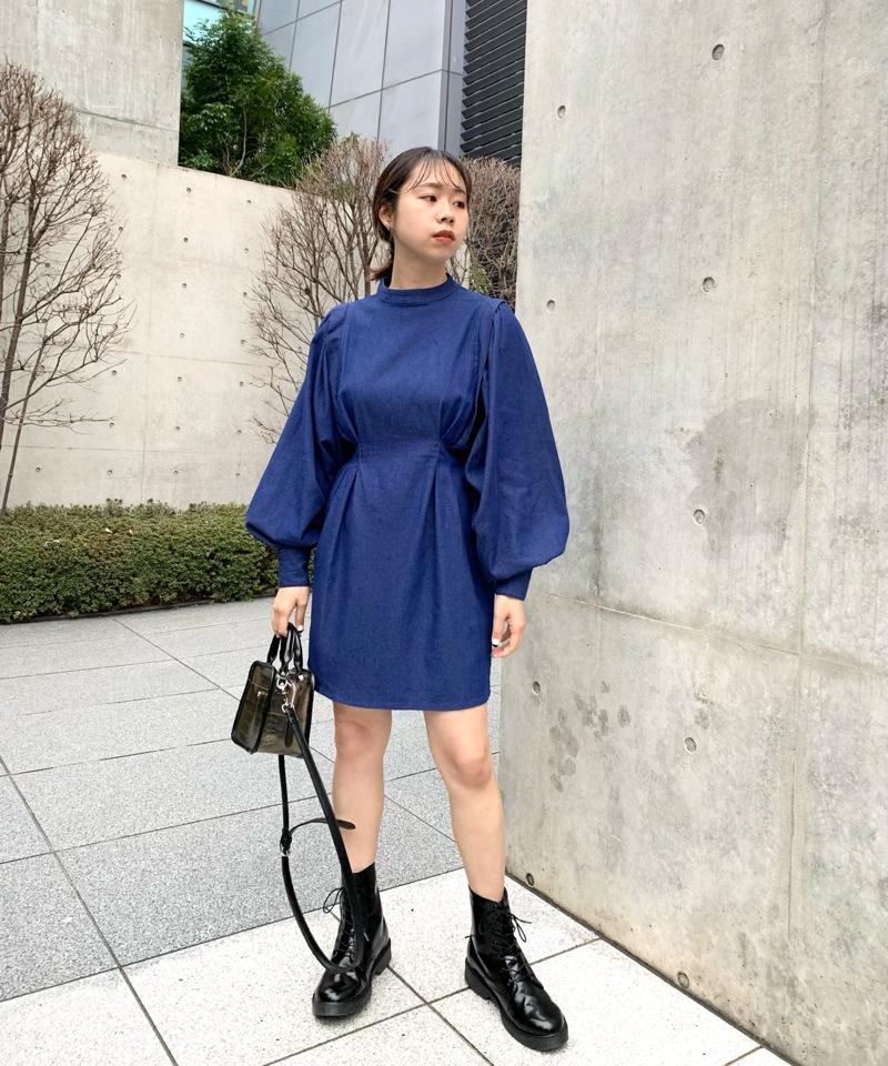 アソートペザントスリーブミニワンピ