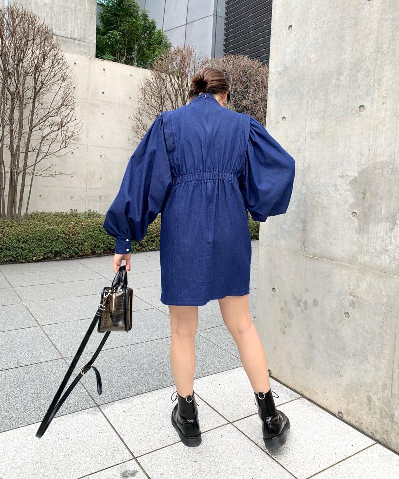 アソートペザントスリーブミニワンピ