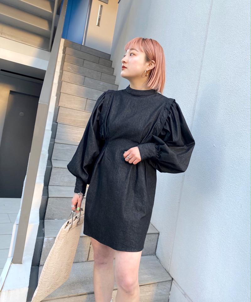 アソートペザントスリーブミニワンピ