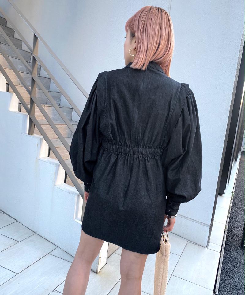 アソートペザントスリーブミニワンピ