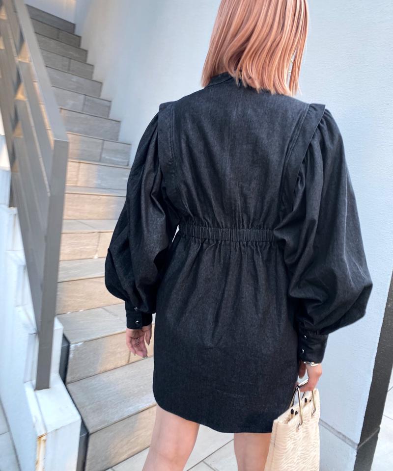 アソートペザントスリーブミニワンピ