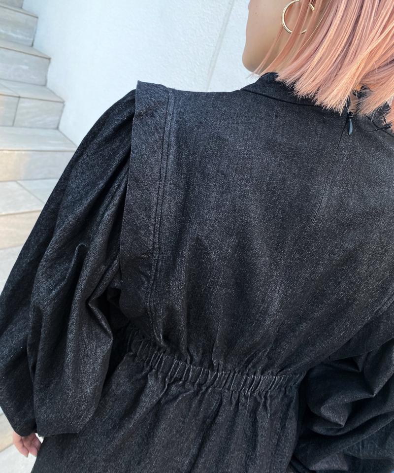 アソートペザントスリーブミニワンピ