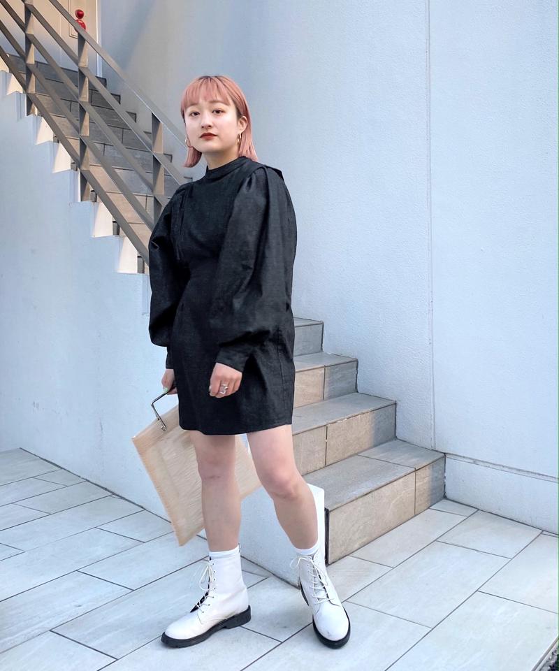 アソートペザントスリーブミニワンピ