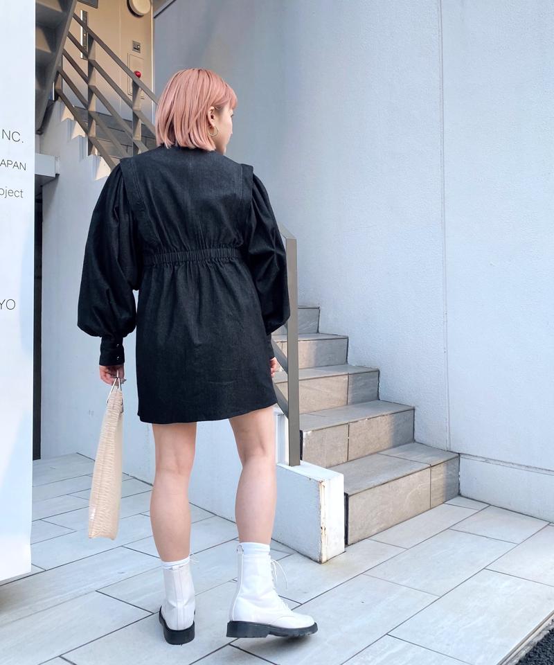 アソートペザントスリーブミニワンピ