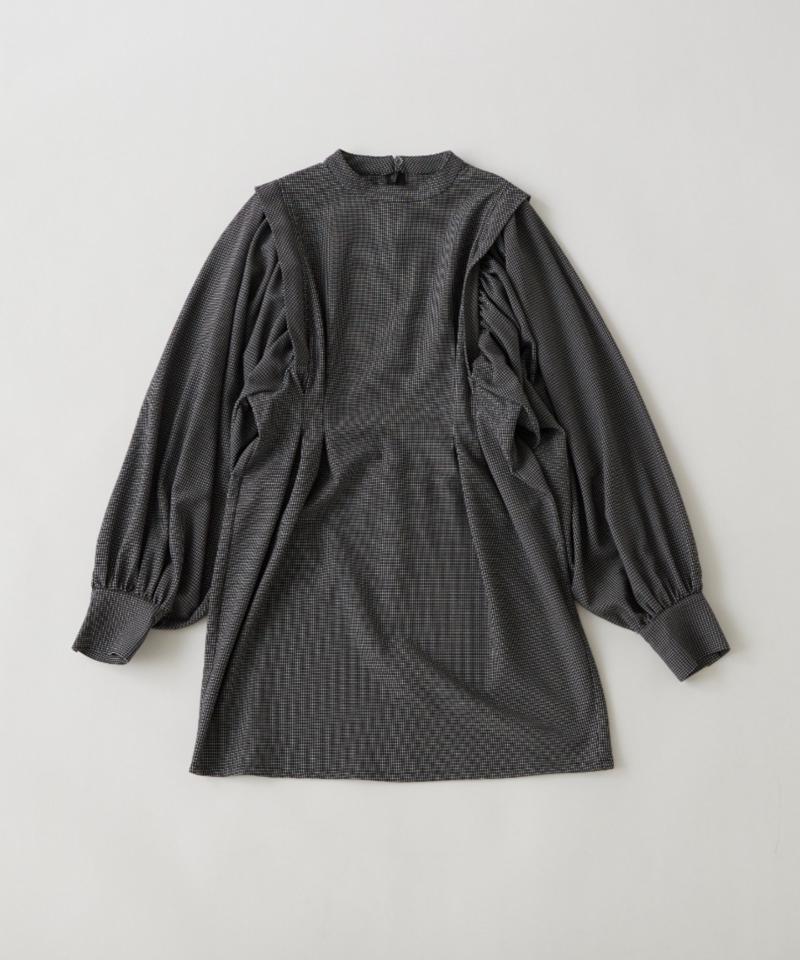 アソートペザントスリーブミニワンピ