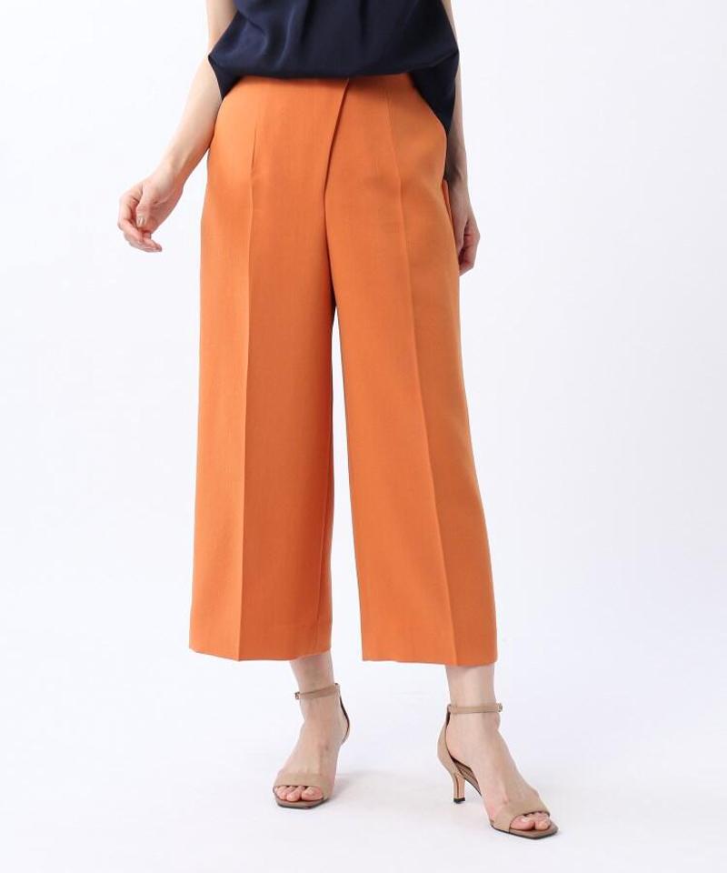 ◆ノベルクロス ワイドクロップドパンツ
