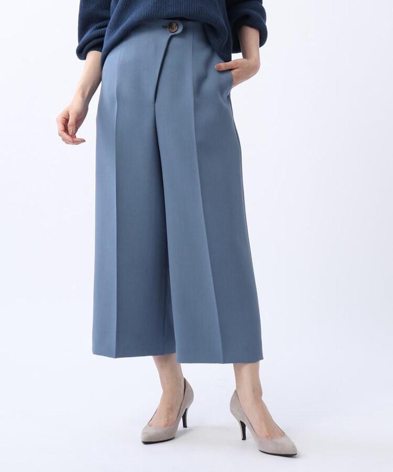 ◆ノベルクロス ワイドクロップドパンツ