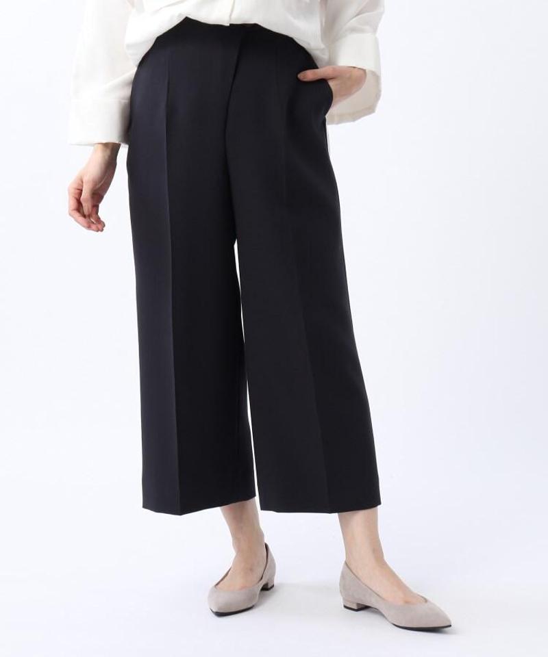 ◆ノベルクロス ワイドクロップドパンツ