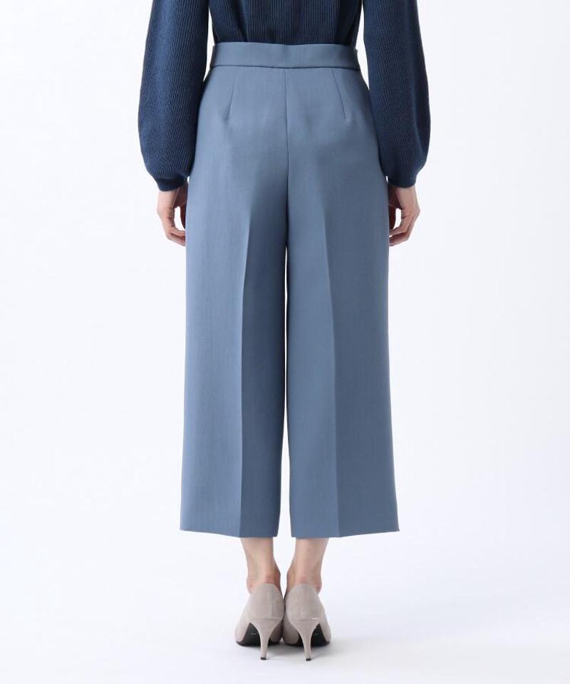 ◆ノベルクロス ワイドクロップドパンツ