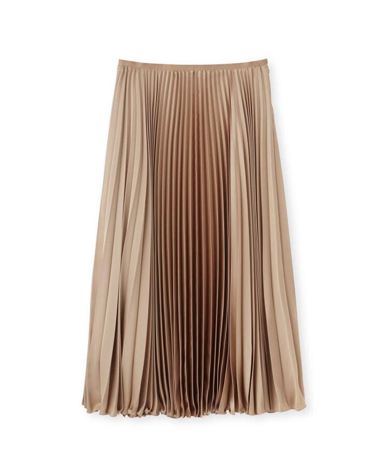 リッシュサテンプリーツスカート