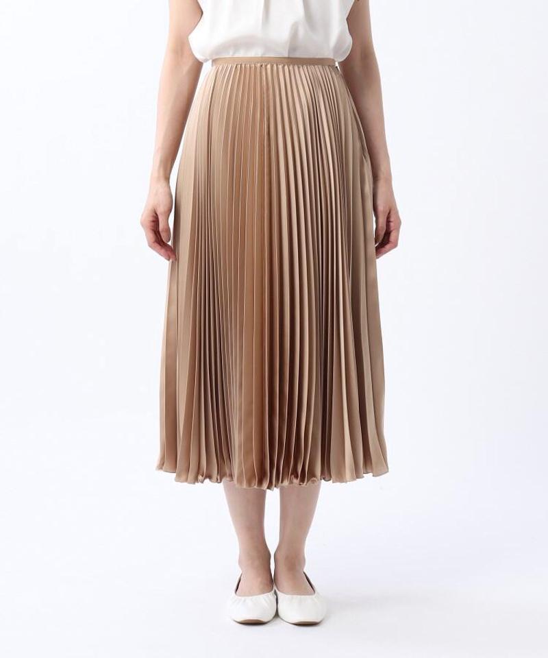 リッシュサテンプリーツスカート
