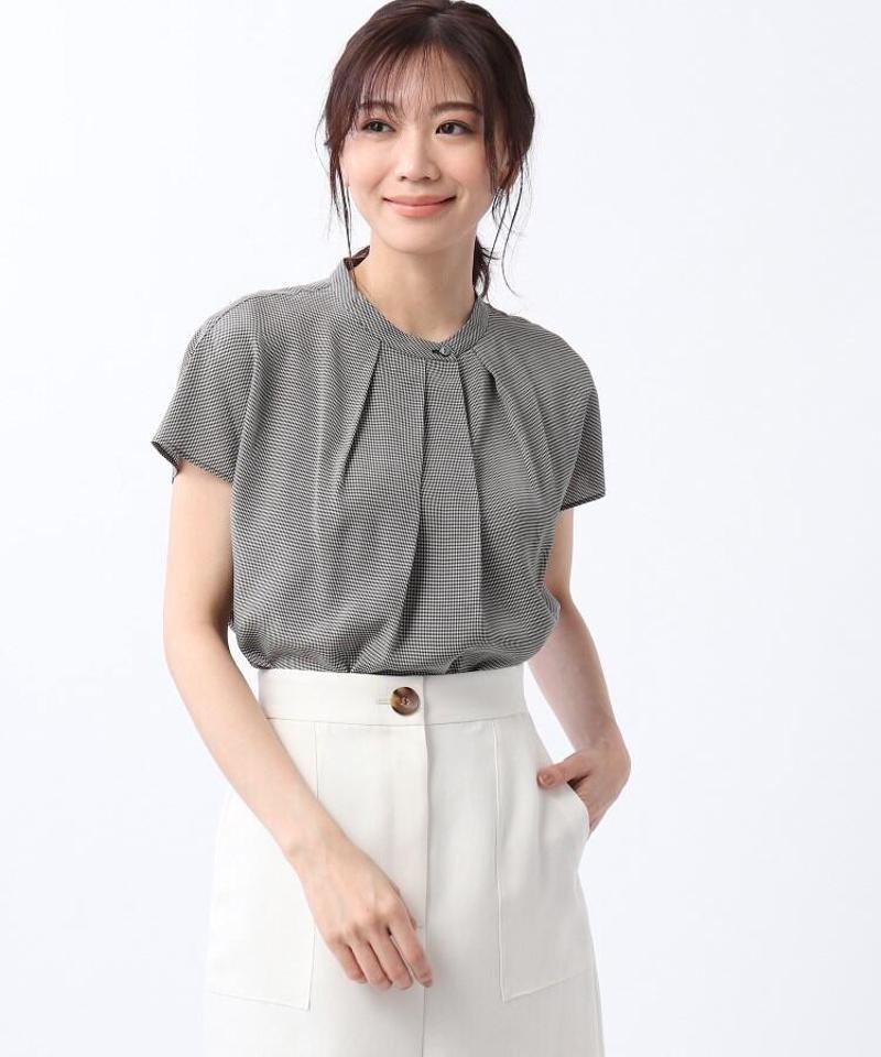 ◆ポルトプチチェックブラウス