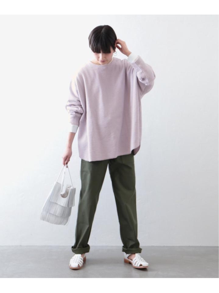 ワッフルポンチョプルオーバー◆