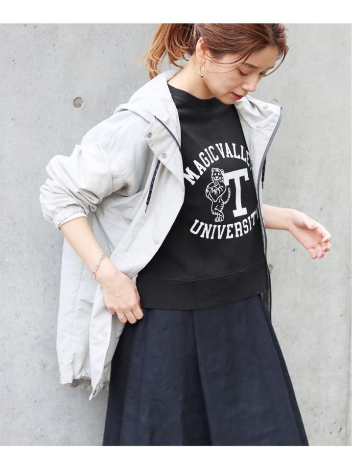 裏毛ロゴプリントノースリーブ◆