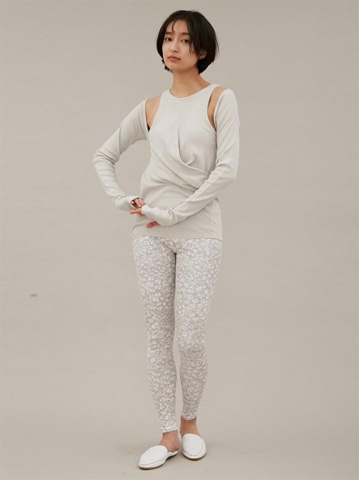 【emmi yoga】スリーブボレロ付きタンクトップ