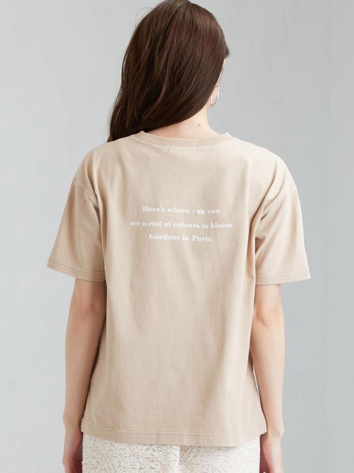 SC プリント クルーネック Tシャツ