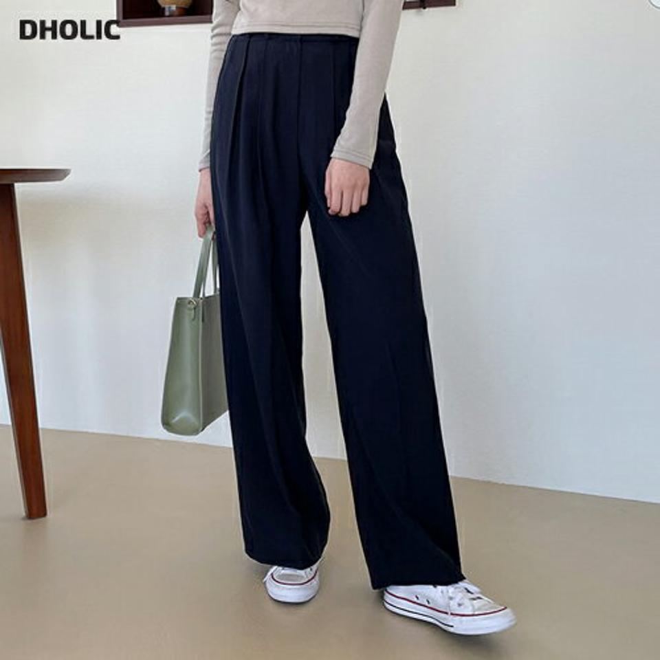 即日配送 ボタンハイウエストワイドパンツ・全3色・t63382 レディース 【pt】韓国ファッション ボトムス パンツ ロング ロングパンツ ユニーク ワイドパンツ バックゴム ハイウエスト ルーズ ゆったり スリム 細身 シンプル 秋 春