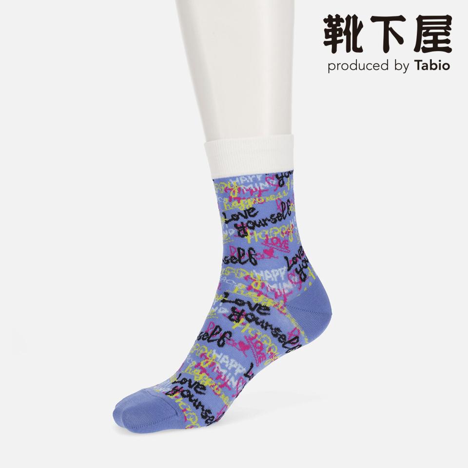 【全品送料無料★〜6/11 23:59迄】【あす楽】【靴下屋】 カラフルグラフティショートソックス / 靴下 タビオ Tabio くつ下 ショート レディース 日本製