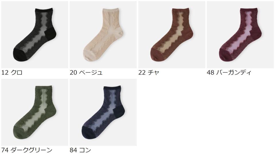 【全品送料無料★〜9/11 23:59迄】【あす楽】【靴下屋】 ダークシアーラメ入りパネルレースショートソックス / 靴下 タビオ Tabio くつ下 ショート レディース 日本製 2109sl