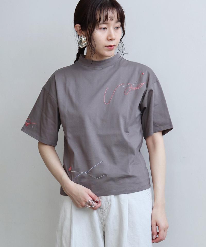 ●pink pepper × caph 刺繍Tシャツ（caph troupe）