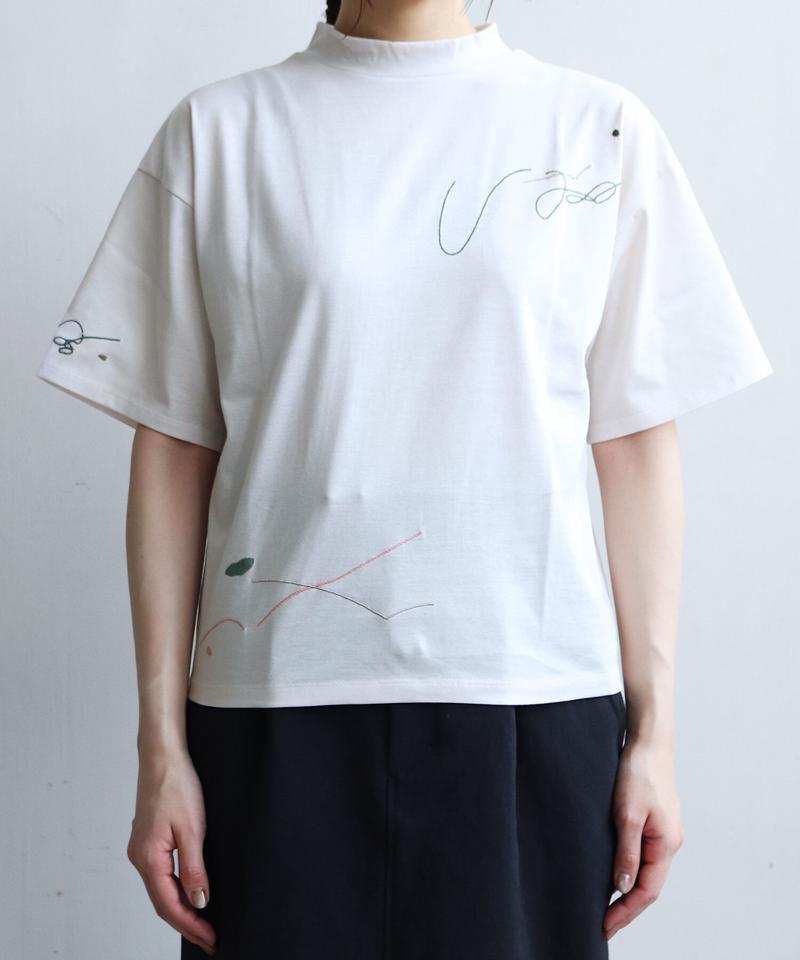 ●pink pepper × caph 刺繍Tシャツ（caph troupe）