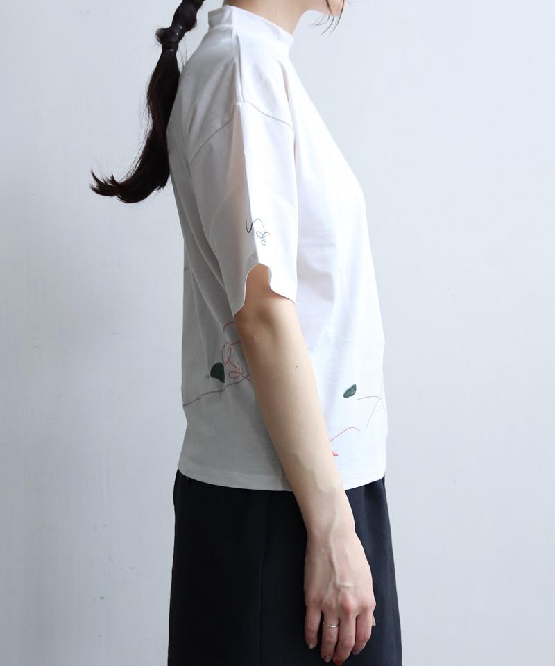 ●pink pepper × caph 刺繍Tシャツ（caph troupe）