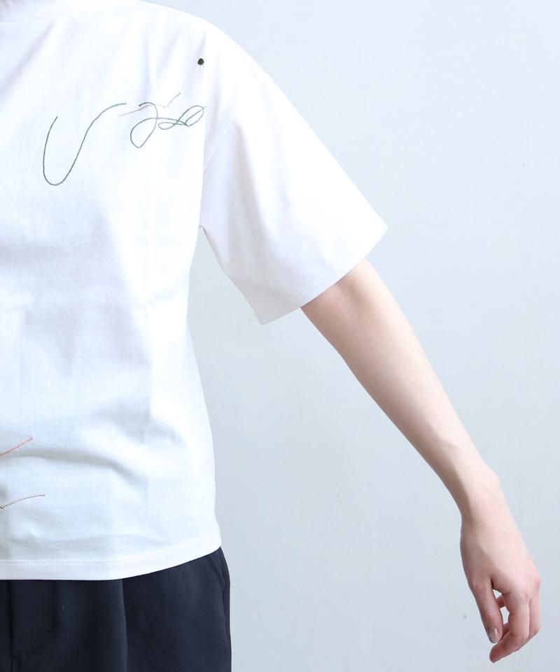 ●pink pepper × caph 刺繍Tシャツ（caph troupe）