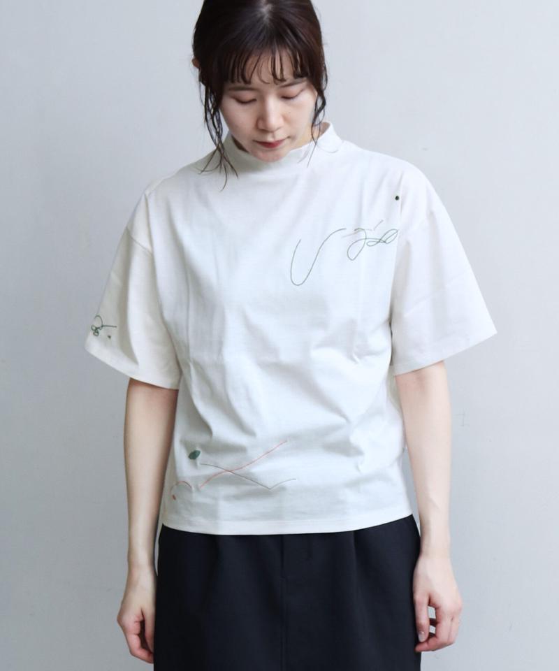 ●pink pepper × caph 刺繍Tシャツ（caph troupe）