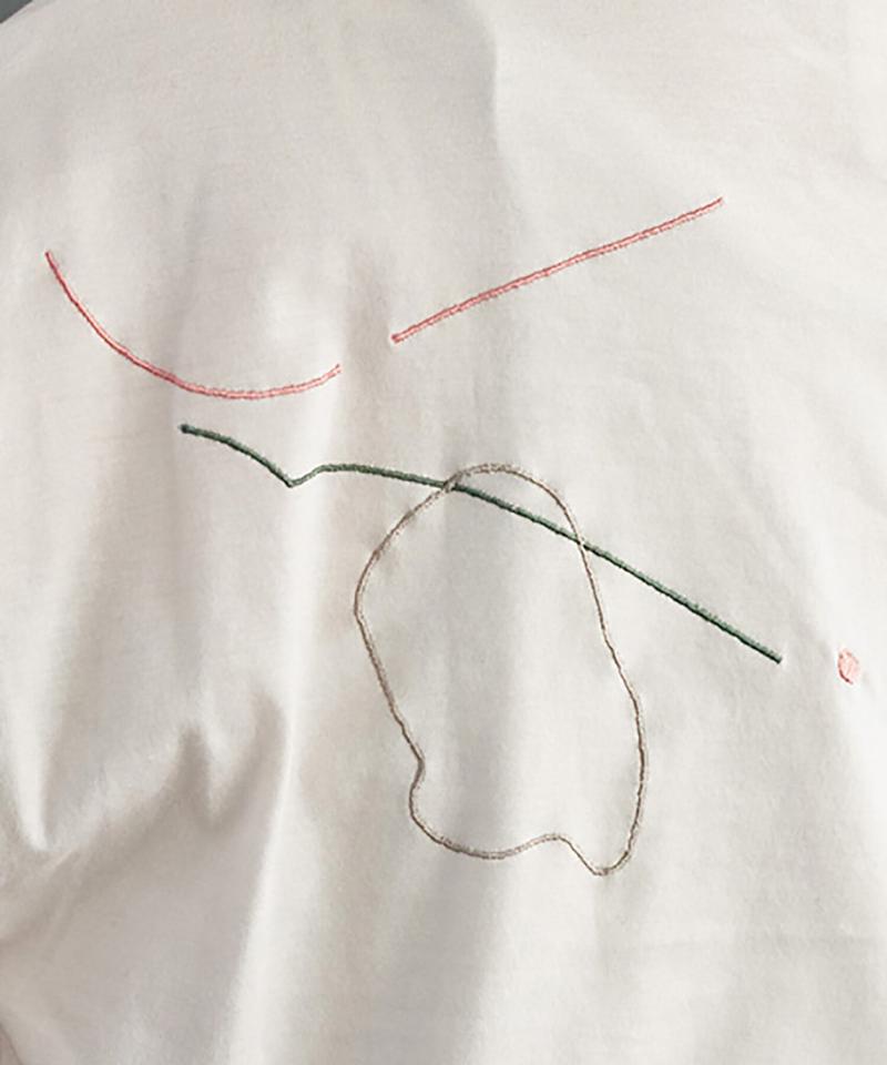 ●pink pepper × caph 刺繍Tシャツ（caph troupe）