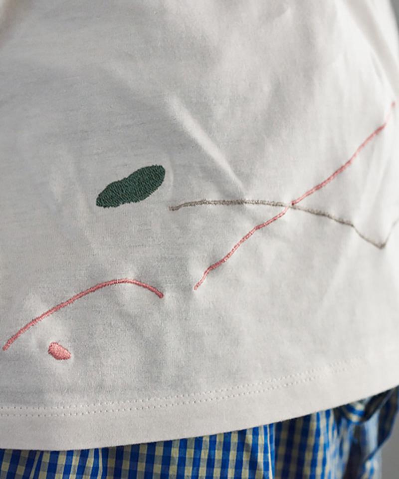 ●pink pepper × caph 刺繍Tシャツ（caph troupe）