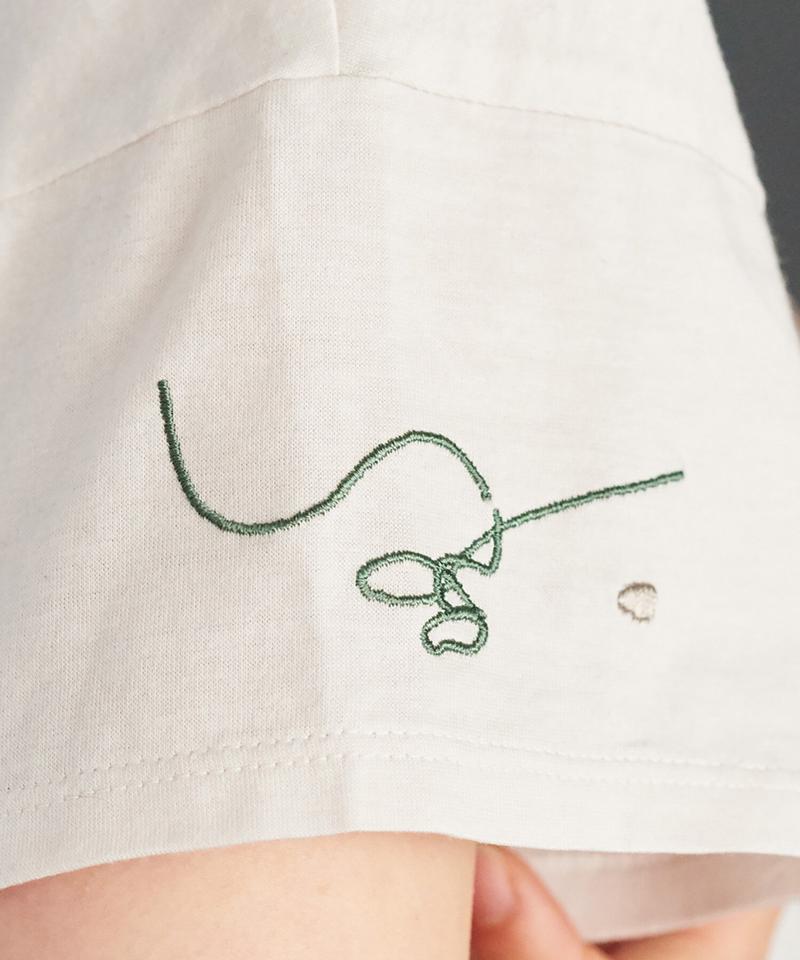 ●pink pepper × caph 刺繍Tシャツ（caph troupe）