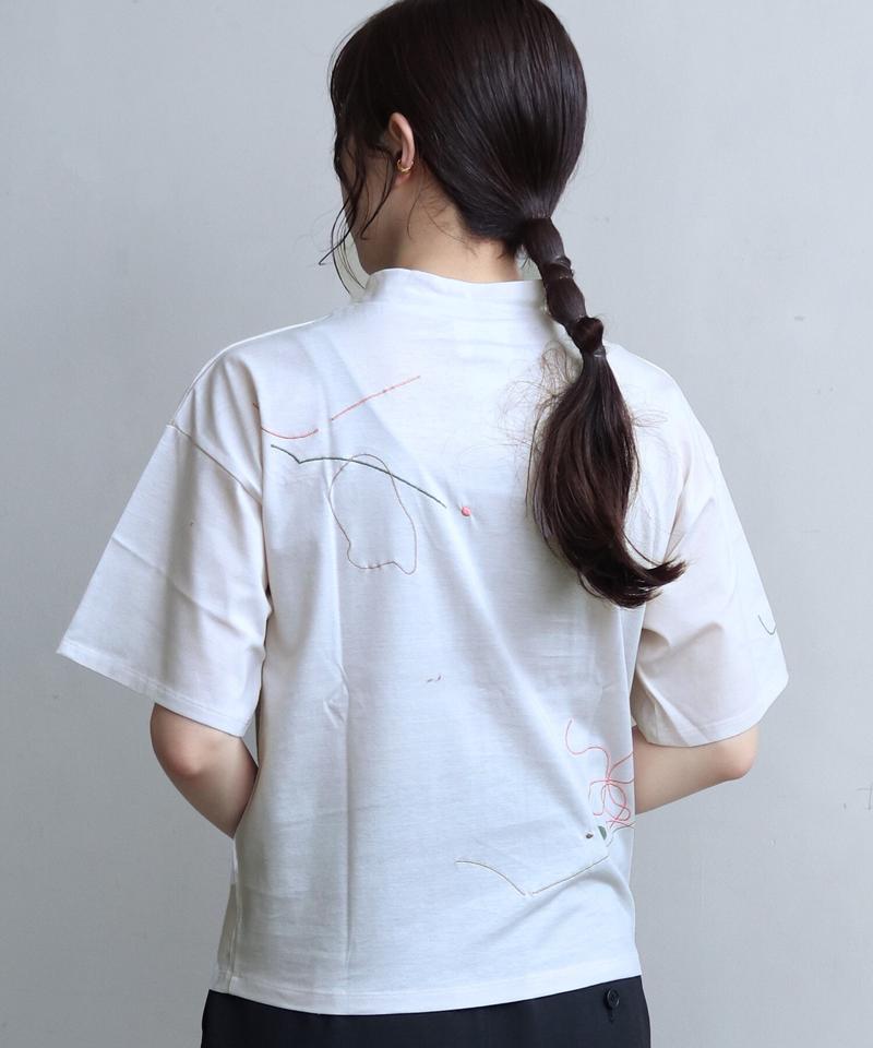 ●pink pepper × caph 刺繍Tシャツ（caph troupe）