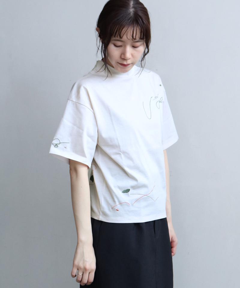 ●pink pepper × caph 刺繍Tシャツ（caph troupe）