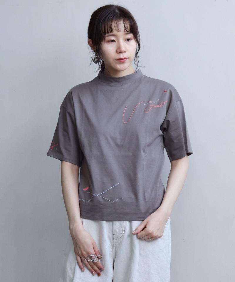 ●pink pepper × caph 刺繍Tシャツ（caph troupe）