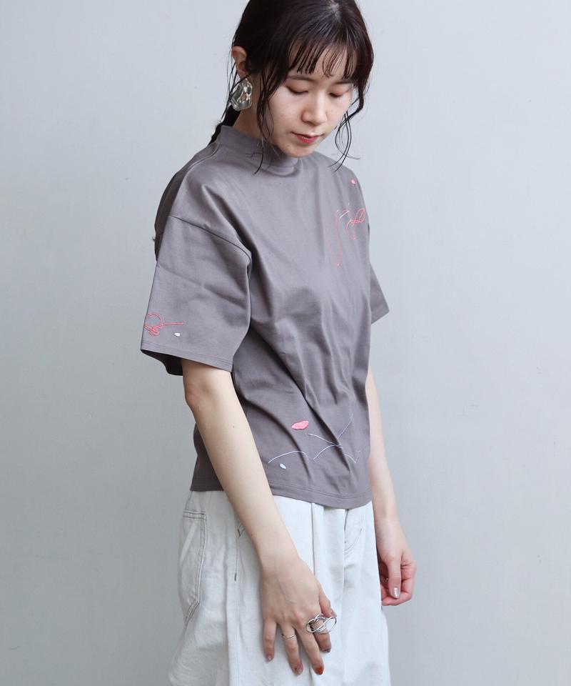 ●pink pepper × caph 刺繍Tシャツ（caph troupe）