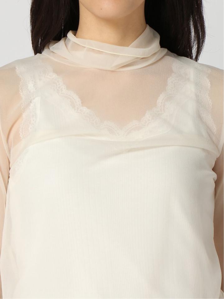 PLシアーテンジクハイネックプルオーバー