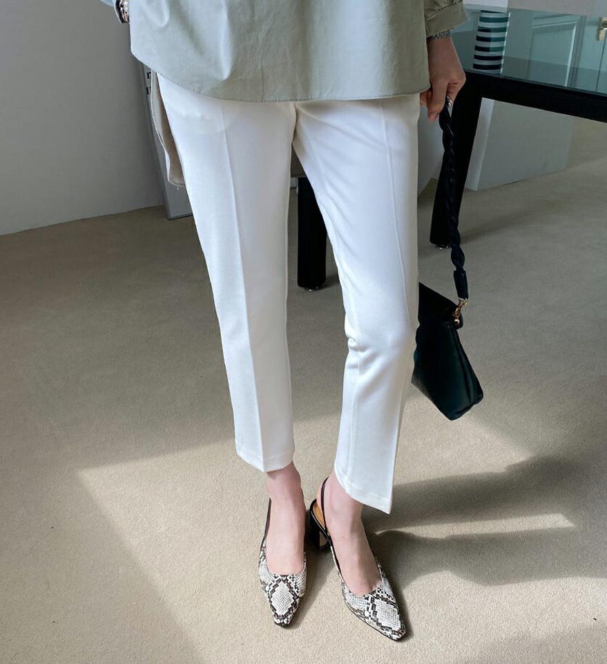 スリムスラックスパンツ・全3色・t67278 レディース 【pt】【パンツ ズボン ロングパンツ スラックス スリム スリムパンツ 単色 無地 シンプル ベーシック オフィスカジュアル きれいめ 春 秋 韓国 ファッション】【ハイホリHIHOLLI】