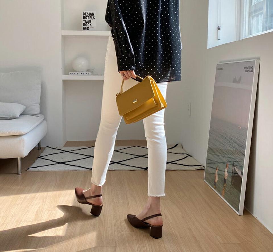 カットオフスリムパンツ・全2色・t67282 レディース 【pt】【パンツ ズボン ロングパンツ 単色 無地 シンプル ベーシック スリム スキニー スキニーパンツ カットオフ 切りっぱなし カジュアル 大人 春 秋 韓国 ファッション】【ハイホリHIHOLLI】