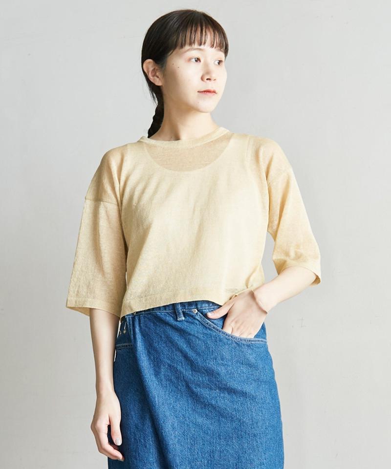 ○シアーリネンＴニット（nitca）