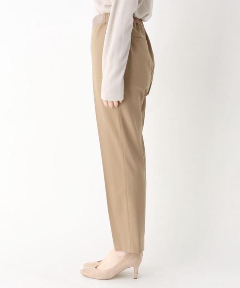 [Lサイズ]ウエスト切り替えテーパードパンツ