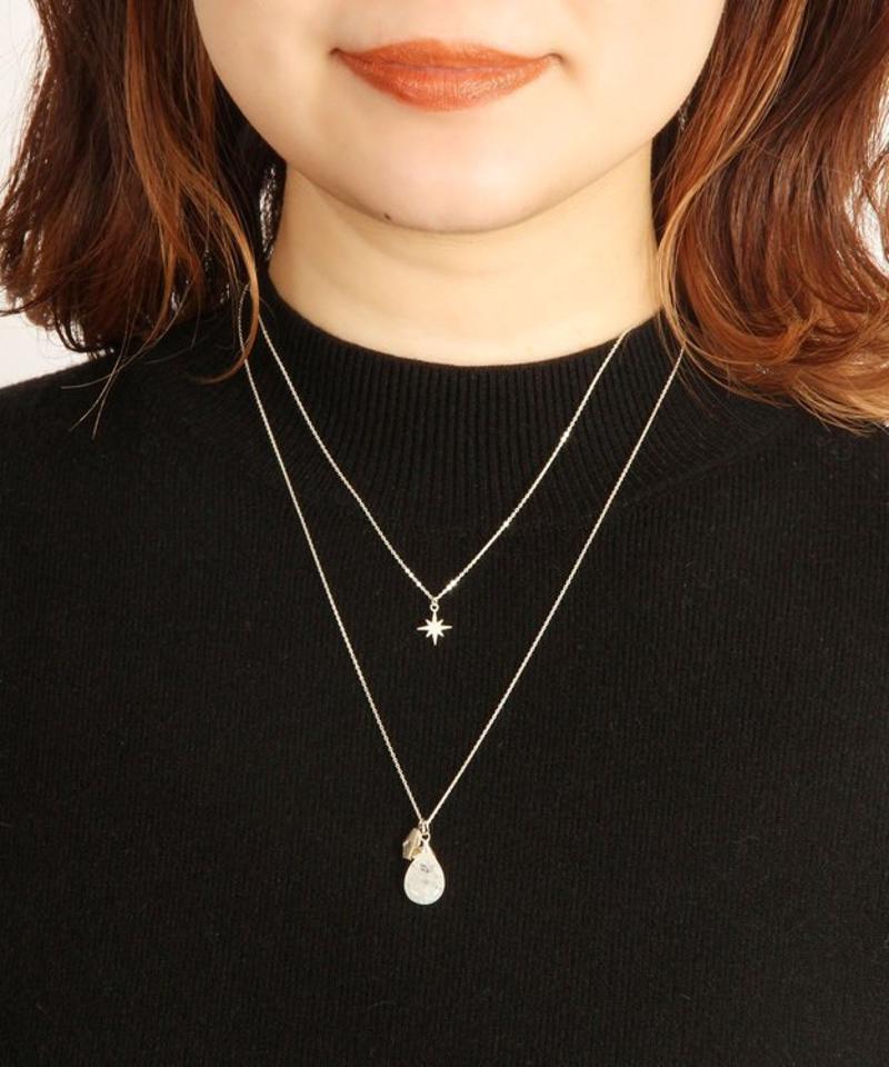 【セットで自分へのご褒美に】シルバー925 クリスタルネックレスセット