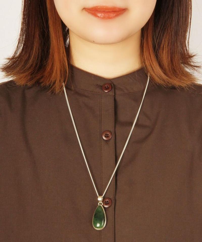 【厳選のフランス買付】ネフライトネックレス