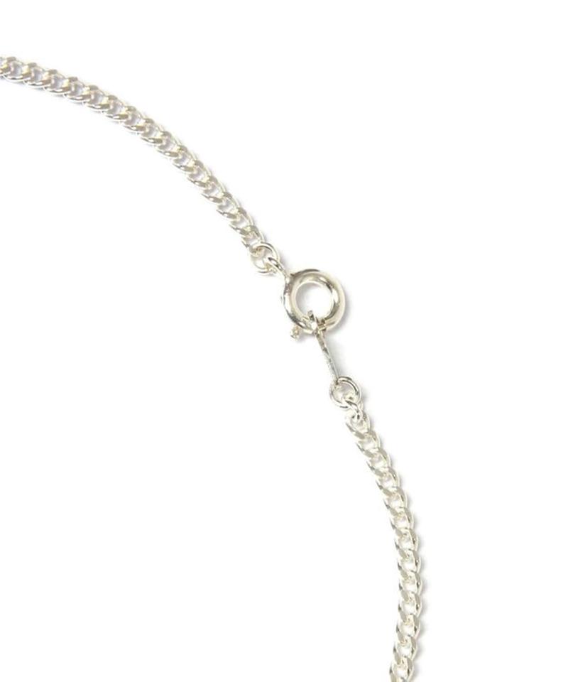 【フランス買付1点もの】ブルーレースアゲート雫ネックレス（スターリングシルバー）