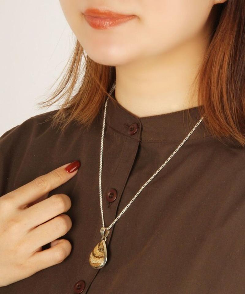【厳選のフランス買付】ピクチャージャスパーネックレス