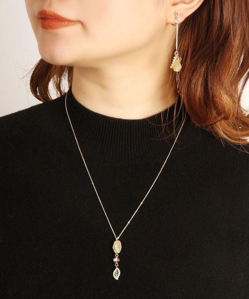 【セットで自分へのご褒美に】シルバー925 シトリンイヤリングセット