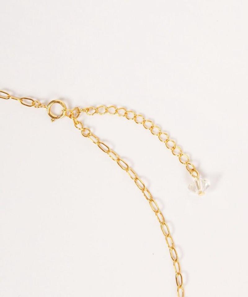 【一発で決まるセットアクセ】K14GF アクアマリンネックレス＆リングセット