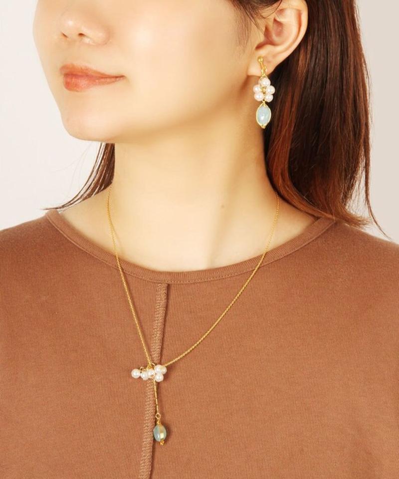 【セットで自分へのご褒美に】K14GF アクアマリンアクセサリーセット